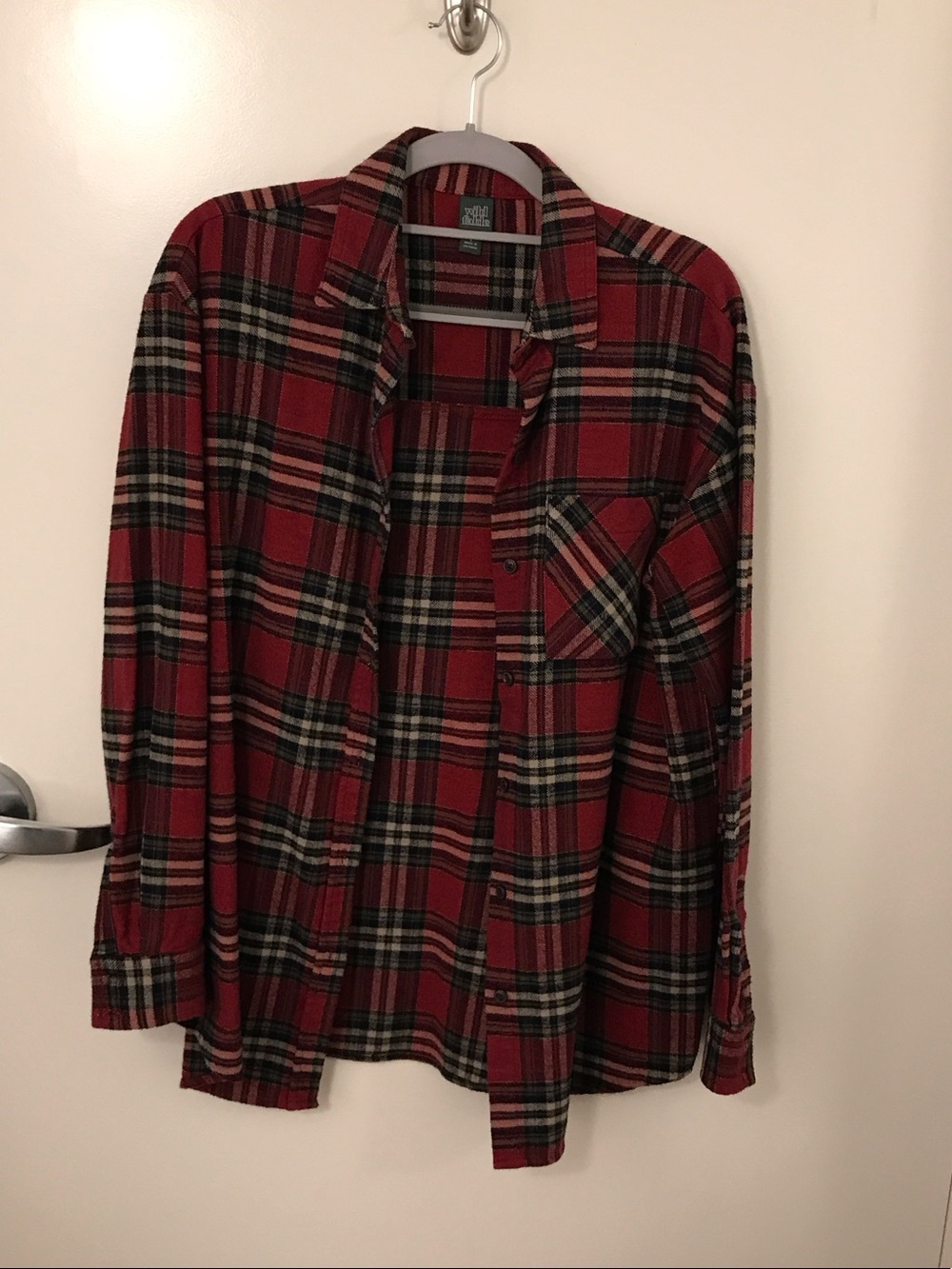 Wild Fable Red Plaid Button-Down Shirt